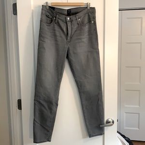 Gray J. Crew 9” High-Rise Skinny jeans
